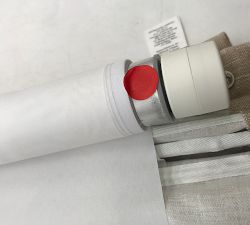 Open Box: Emery Linen Cordless Roman Light Filtering Shade (36"W x 64"L) - Oatmeal