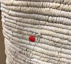 Open Box: Coil Double Hamper (26"W x 27"H) - Whitewash