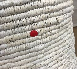 Open Box: Coil Double Hamper (26"W x 27"H) - Whitewash