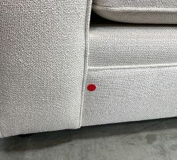 Open Box: Pearce Square Arm Left Armchair - Performance Boucle Oatmeal