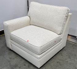 Open Box: Pearce Square Arm Left Armchair - Performance Boucle Oatmeal