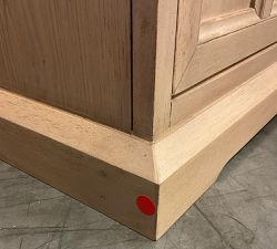 Open Box: Vintners Buffet (66") - Savanna, Antique Brass Pulls