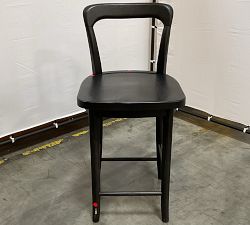 Open Box: Cline Swivel Counter Stool (24"H) - Charcoal