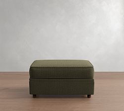 Open Box: Pearce Sectional Ottoman (31"W x 21"H) - Performance Casual Chenille Dark Moss