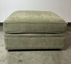 Open Box: Pearce Sectional Ottoman (31"W x 21"H) - Performance Casual Chenille Dark Moss