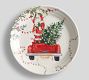 Christmas in the Country Stoneware Salad Plates - Set of 4