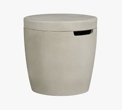 Nerissa Concrete Round Propane Tank Storage Cover (19")