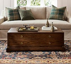 Campaign Rectangular Coffee Table (52")