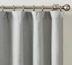 Open Box: Everyday Linen Blackout Curtain (100"W x 84"L) - Chambray