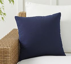 Open Box: Sunbrella® Solid Outdoor Pillow (18") - Navy