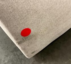 Open Box: Big Sur Square Arm Upholstered Left Wide Chaise - Performance Heathered Basketweave Oatmeal
