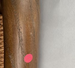 Open Box: Eaton Upholstered Counter Stool (27") - Alcala Wheat, Tan Oak
