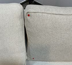 Open Box: Pearce Roll Arm Left Sofa (104"W x 38"H) - Performance Boucle Oatmeal, Espresso