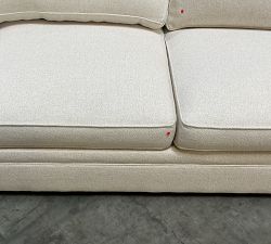 Open Box: Pearce Roll Arm Left Sofa (104"W x 38"H) - Performance Boucle Oatmeal, Espresso