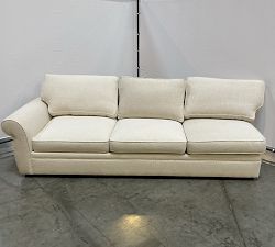 Open Box: Pearce Roll Arm Left Sofa (104"W x 38"H) - Performance Boucle Oatmeal, Espresso