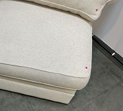 Open Box: Pearce Roll Arm Left Sofa (104"W x 38"H) - Performance Boucle Oatmeal, Espresso