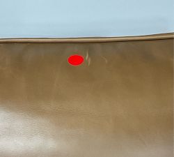 Open Box: Tyler Square Arm Leather Tall Armchair - Churchfield Camel