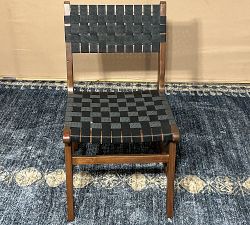 Open Box: Abbott FSC® Acacia Woven Outdoor Dining Side Chair - Brown