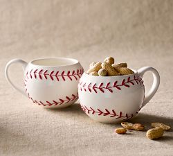 Baseball Stoneware Mug