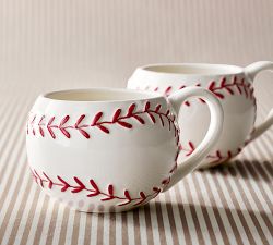 Baseball Stoneware Mug