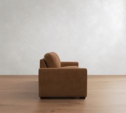 Juneau One-Step Leather Sleeper Sofa (81")