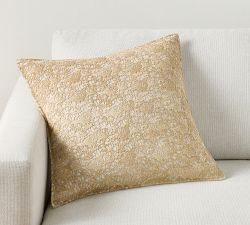 Coral Reef Embroidered Pillow Cover