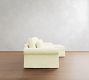 PB Comfort Modern Roll Arm Deep Seat Slipcovered Chaise Sectional (105"-131")