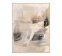 All in the Neutrals Framed Canvas Print