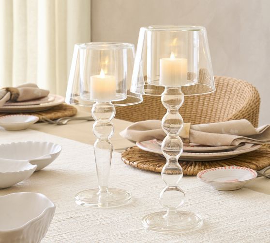 Cordelia Glass Lamp Candle Holder