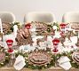 White Berry Pinecone Napkin Rings - Set of 4