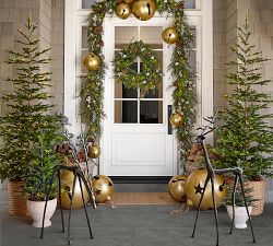 Oversized Bronze Sculpted Reindeer