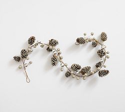 Open Box: Glitter Pinecone Garland (6')