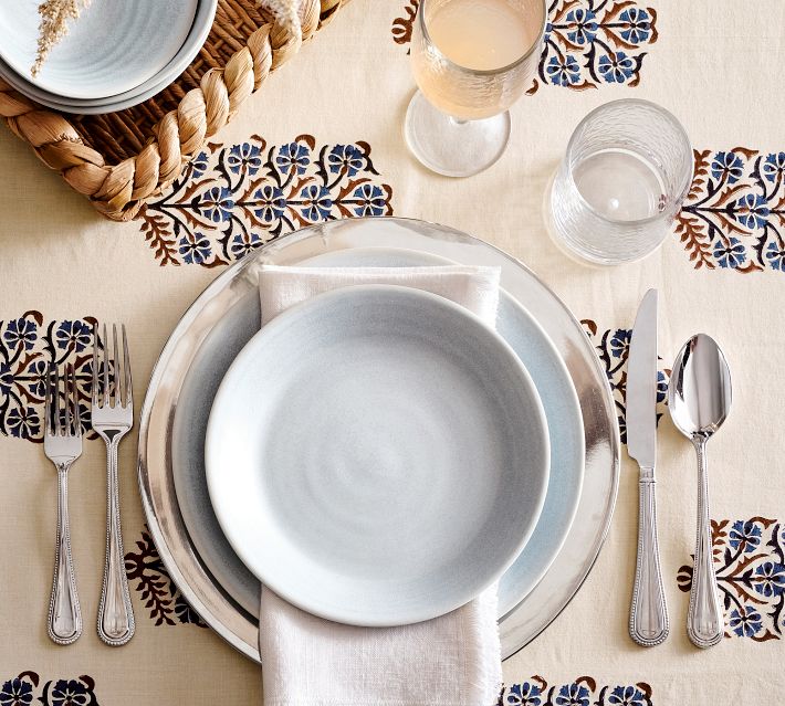 Larkin Outdoor Melamine Dinner Plates - Set of 4 | Pottery Barn