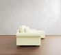 PB Comfort Modern Roll Arm Deep Seat Chaise Sectional (105"&ndash;131")