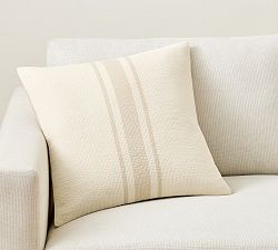 Striped Linen Pillow Cover