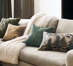 Rustic Forest Lumbar Pillow Cover