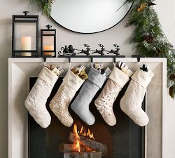 Honeycomb Faux Fur Stockings