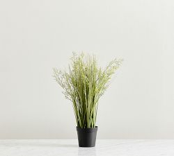 Faux Potted Grass
