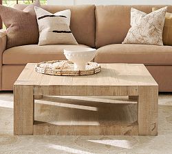 Rockport Square Wood Coffee Table (44")