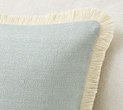 Everyday Linen With Fringe Pillow Cover