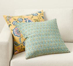 Bette Floral Reversible Embroidered Pillow Cover
