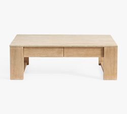 Travertine Rectangular Coffee Table (48")