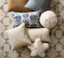 Luxe Faux Fur Sphere Pillow Cover