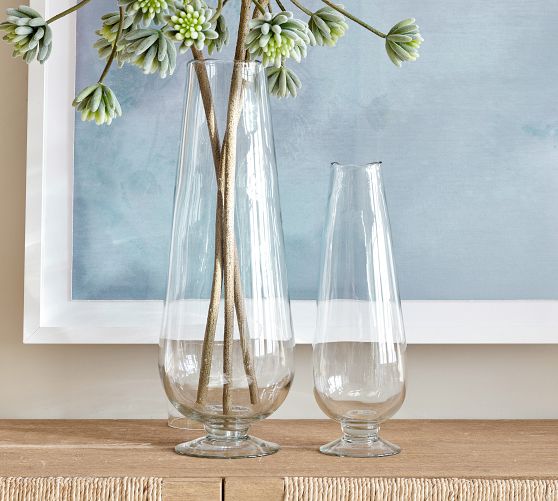 Organic Stem Glass Vase