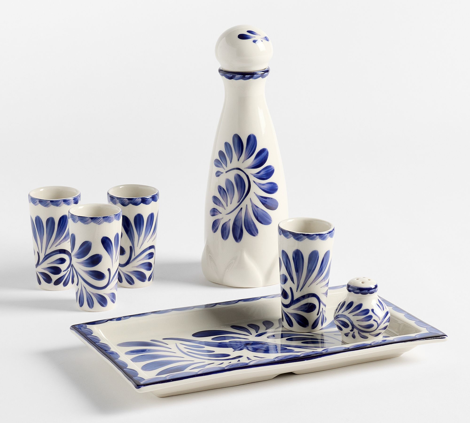 Puebla Porcelain Tequila Set - thumbnail 2