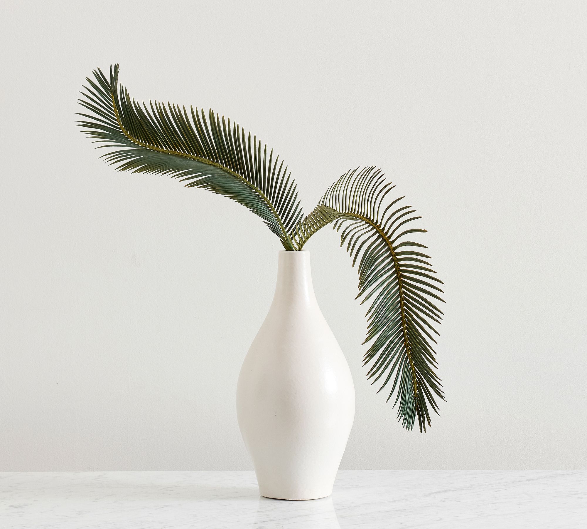 Faux Palm Leaf Branch