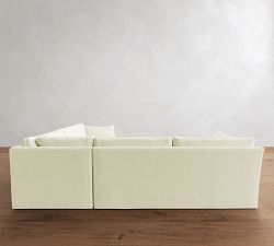 Reya Slipcovered 3-Piece Sectional (125")