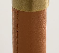 Harrison Leather Wrapped Table Lamp (17")