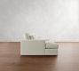 Westwood Slim Arm Deep Seat Slipcovered Double Chaise Sectional (180")