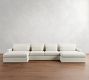 Westwood Slim Arm Deep Seat Slipcovered Double Chaise Sectional (180")